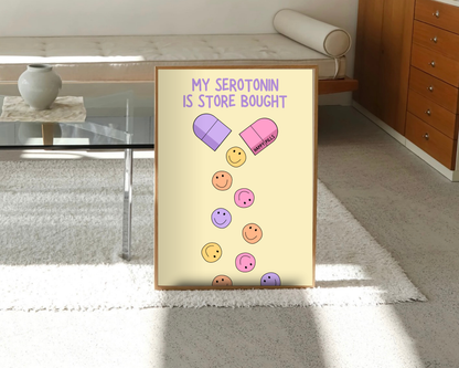 Store Bought Serotonin Print