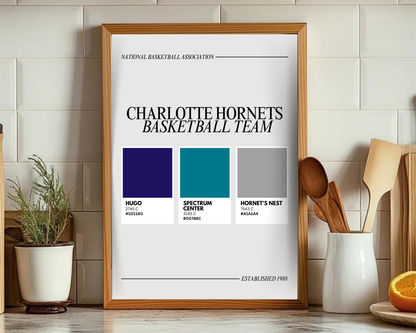 Charlotte Sports Colors Print