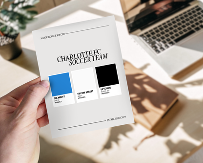 Charlotte Sports Colors Print