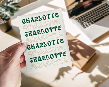 Charlotte North Carolina Print