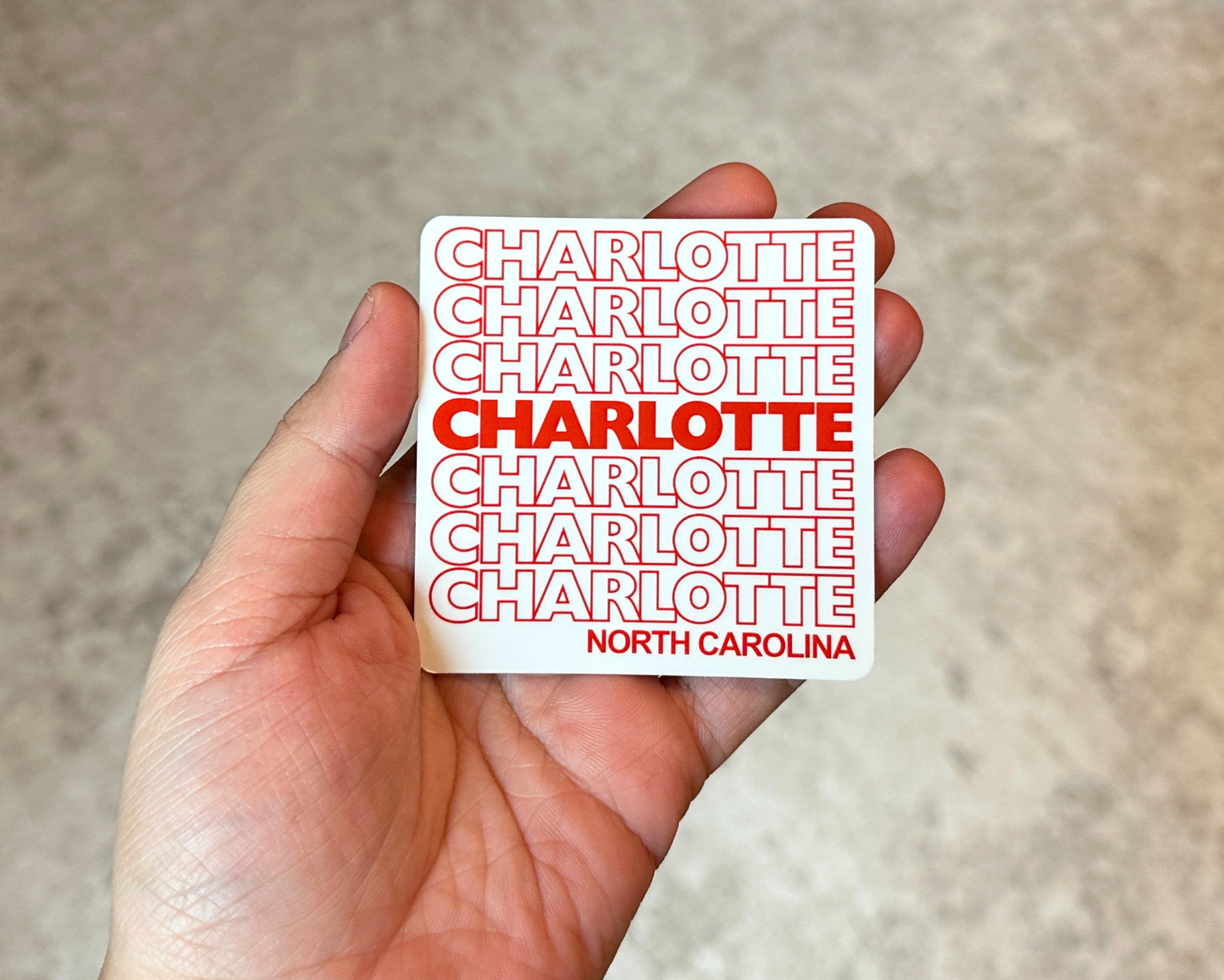 Charlotte Sticker