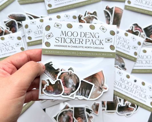 Moo Deng Sticker Pack
