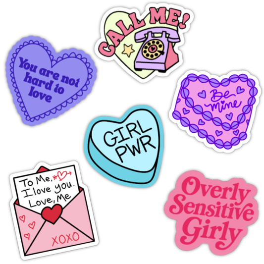 Mini Galentine's Sticker Pack