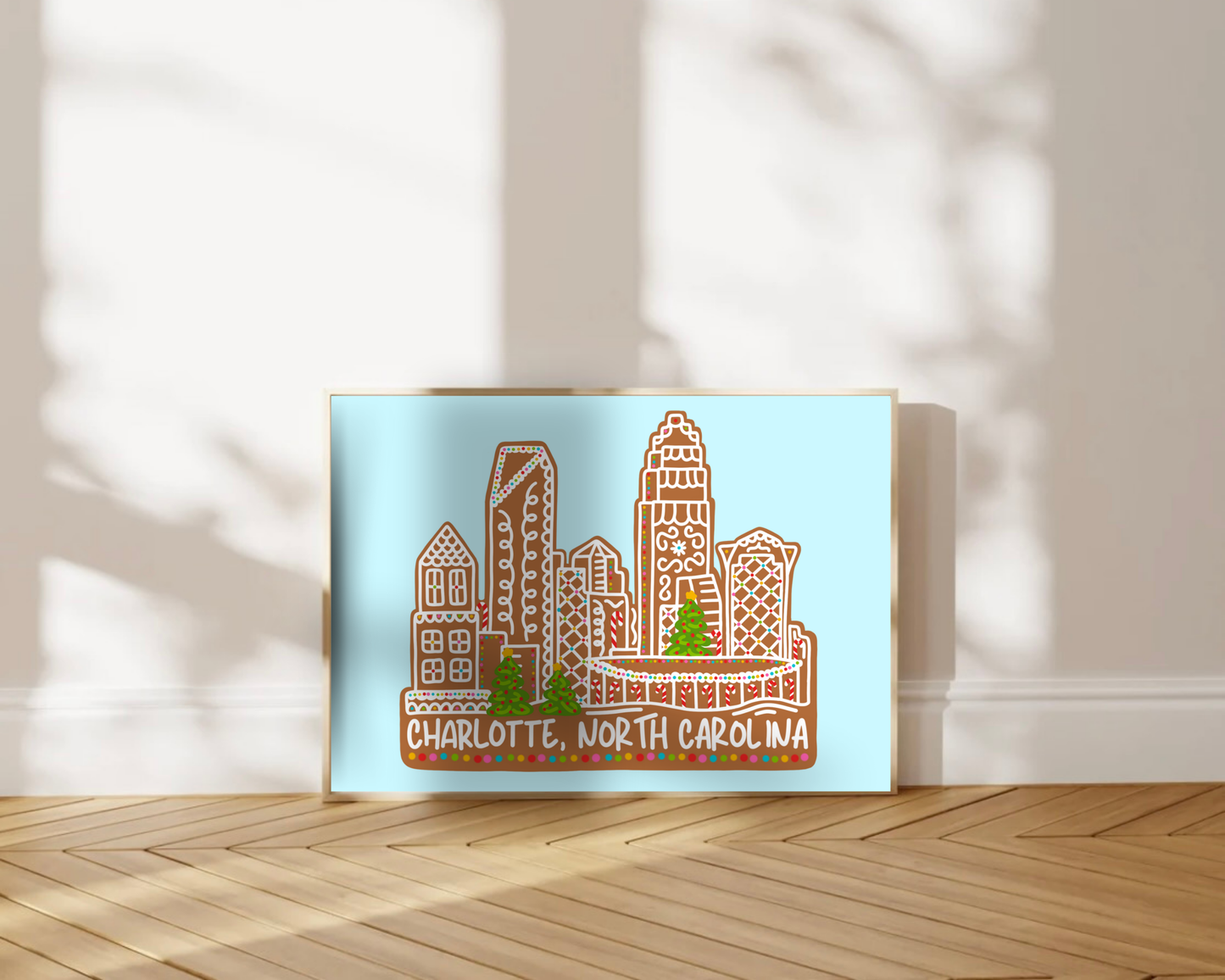 Gingerbread Charlotte Print