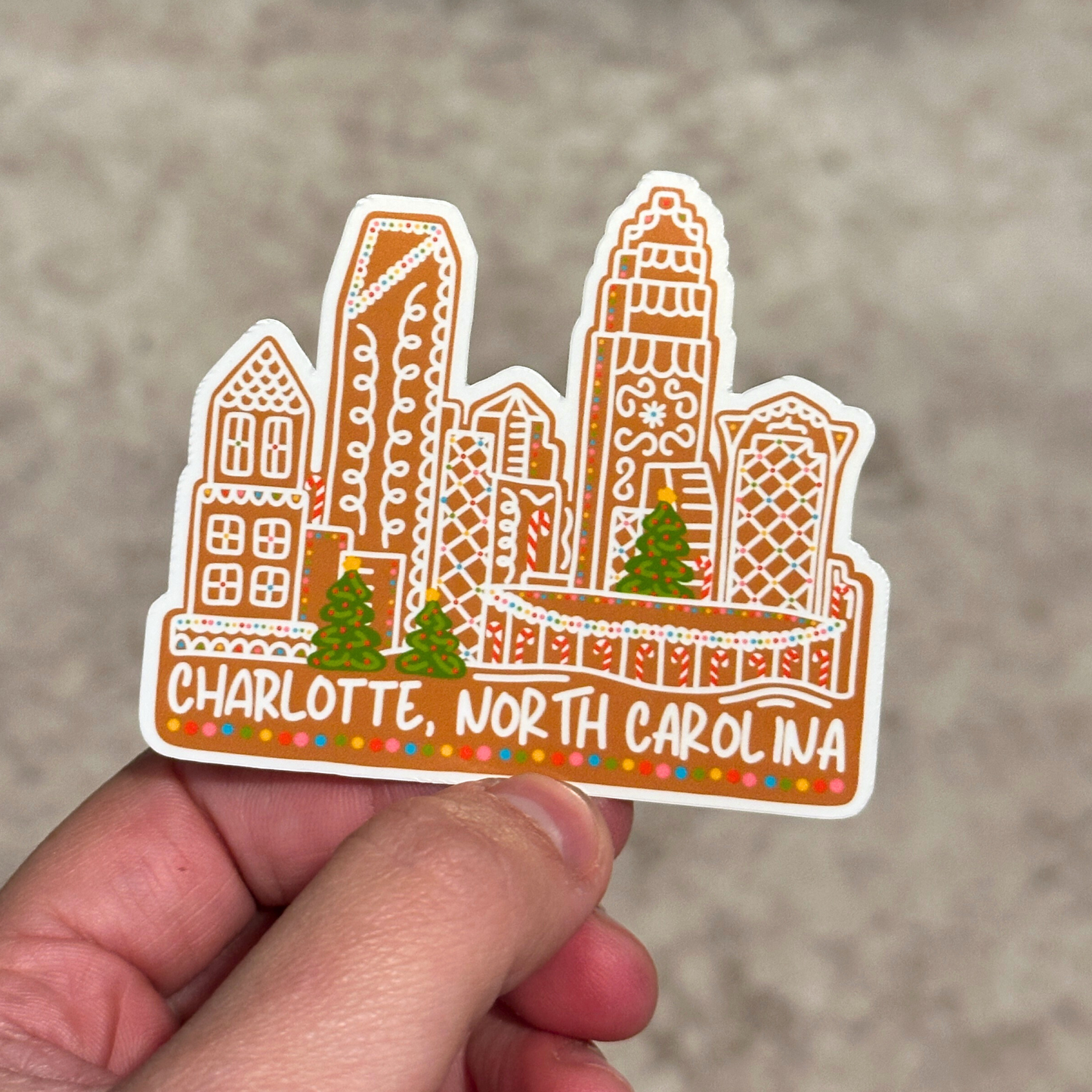 Gingerbread Charlotte Sticker