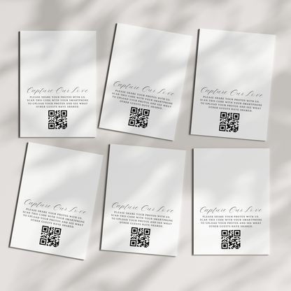 Personalized QR Code Tent Card