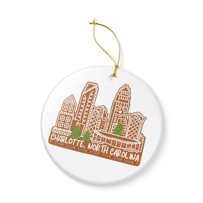 Gingerbread Charlotte Christmas Ornament