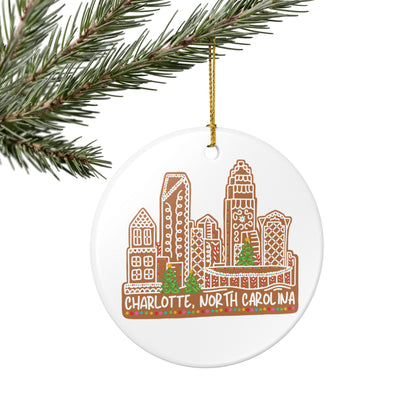 Gingerbread Charlotte Christmas Ornament