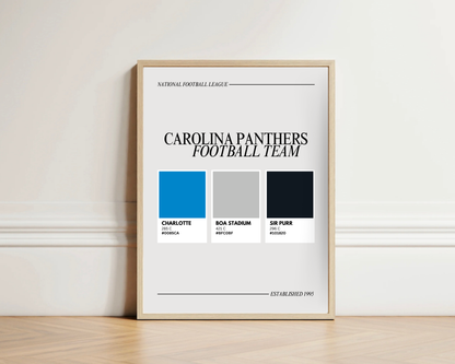 Charlotte Sports Colors Print