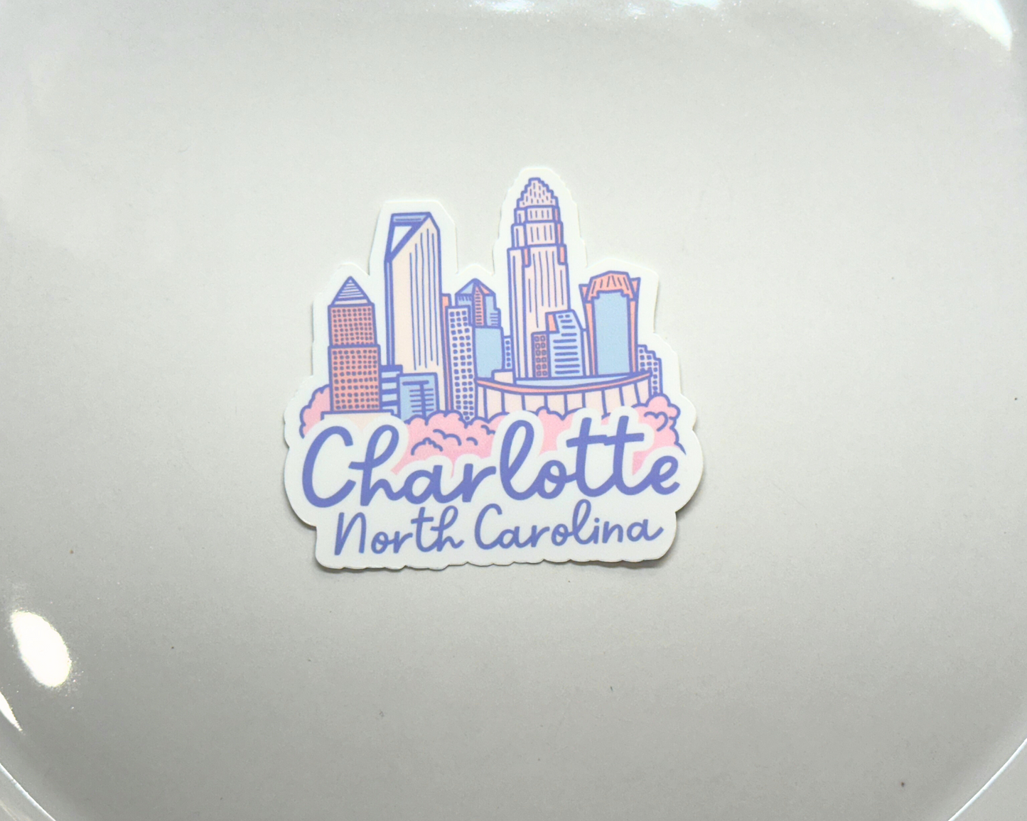 Charlotte Skyline Sticker