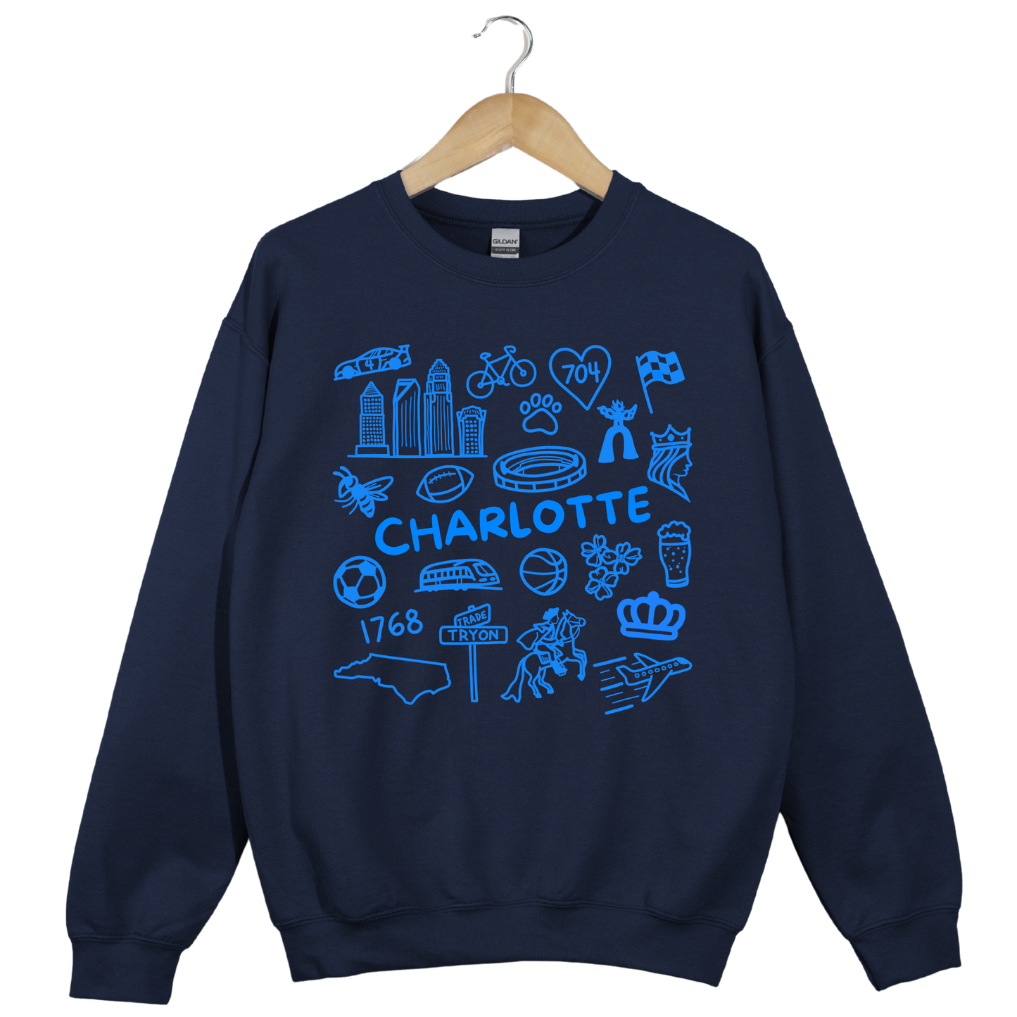 Charlotte Icons Crewneck