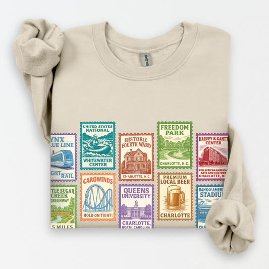 Charlotte Stamps Crewneck
