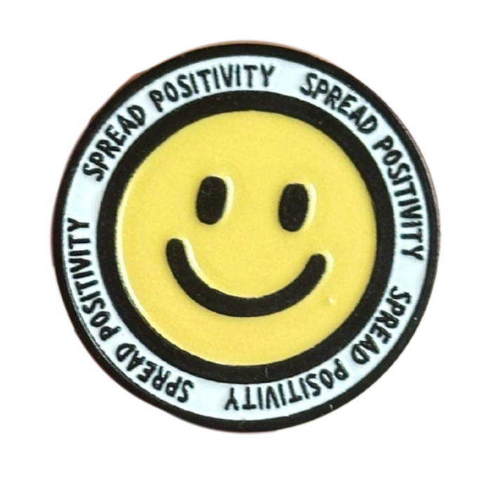 Spread Positivity Enamel Pin