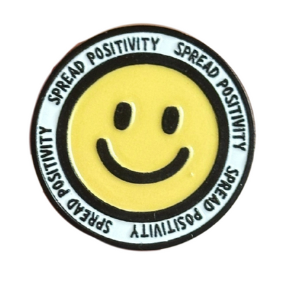 Spread Positivity Enamel Pin
