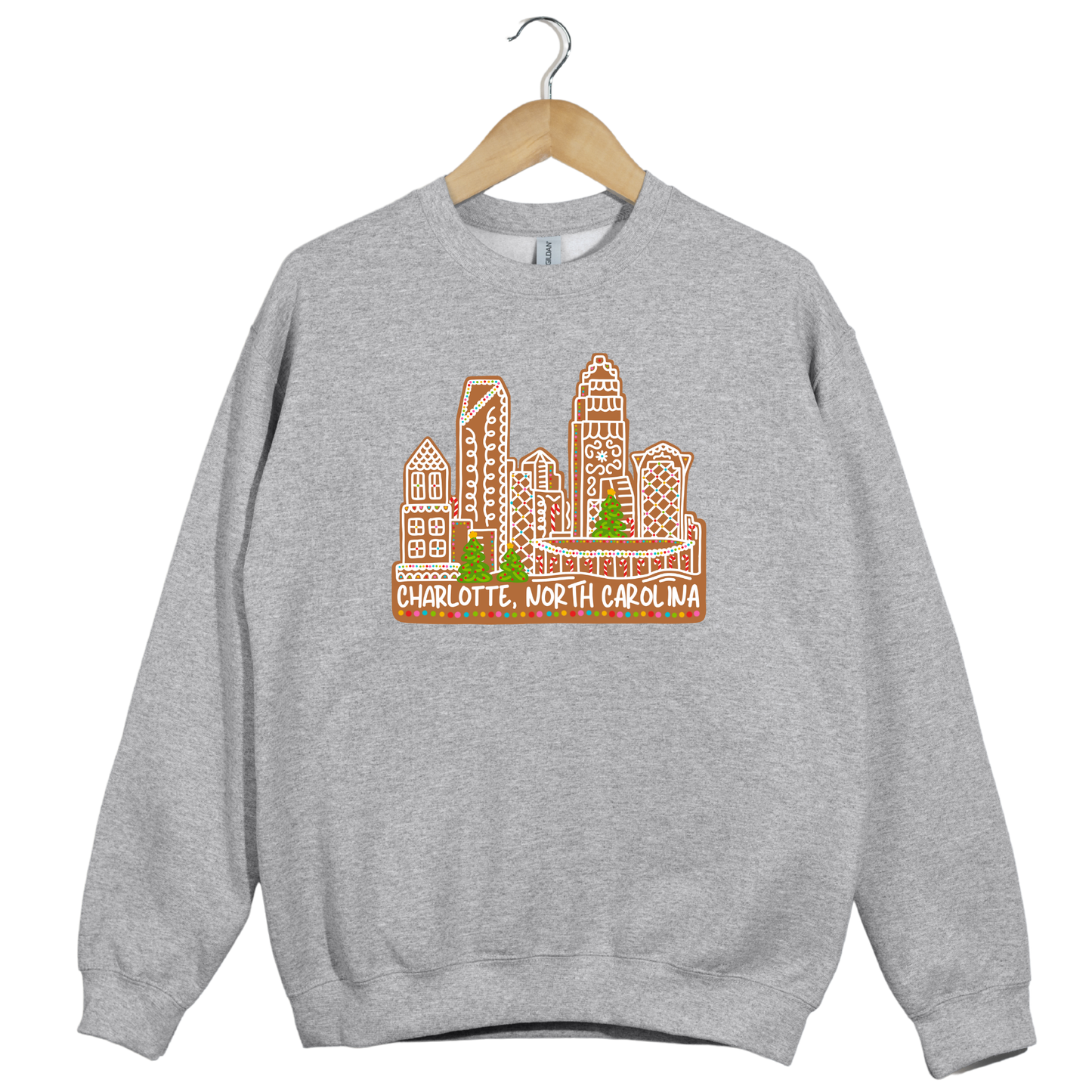 Gingerbread Charlotte Crewneck