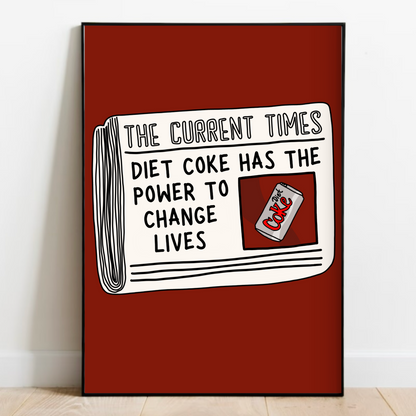 Diet Coke Newspaper