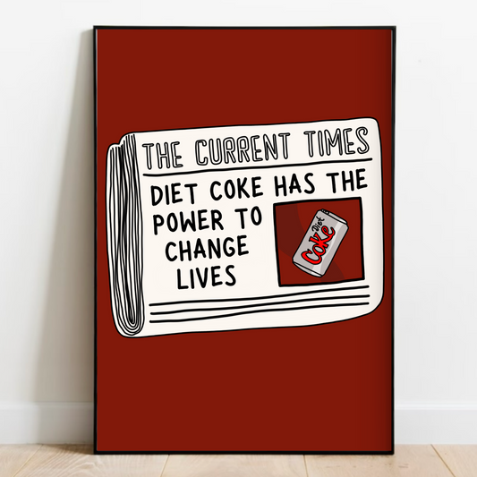 Diet Coke Newspaper