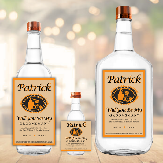 Custom Tito's Label