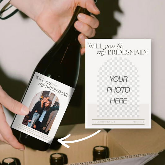 Custom Bridesmaid Proposal Label