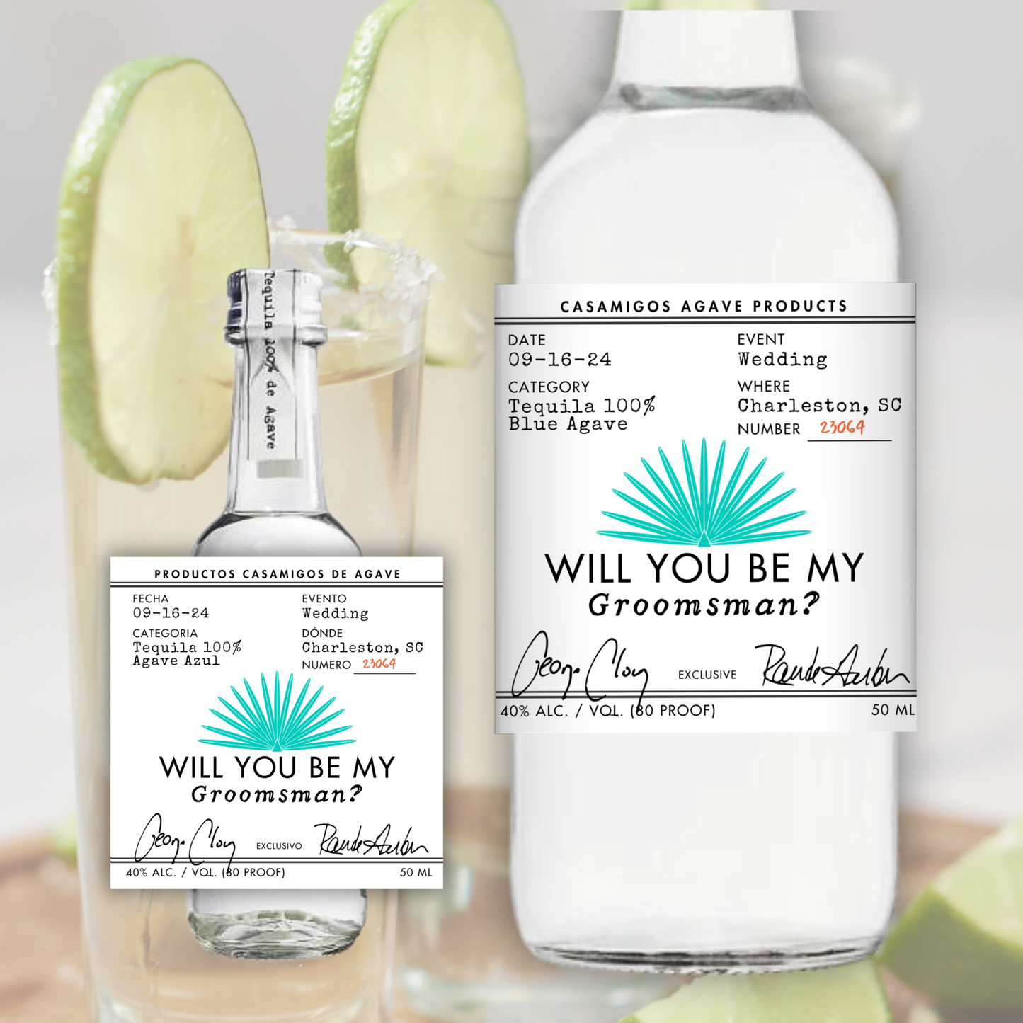 Custom Casamigos Label