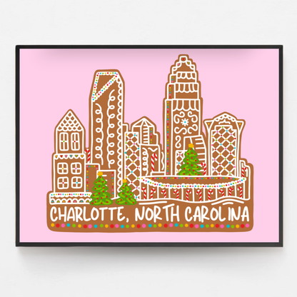 Gingerbread Charlotte Print