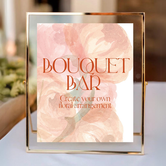 Bouquet Bar Sign