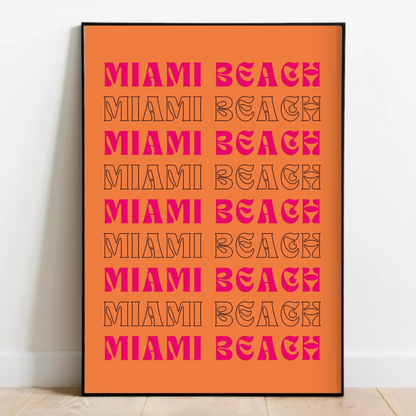 Miami Beach Florida Print