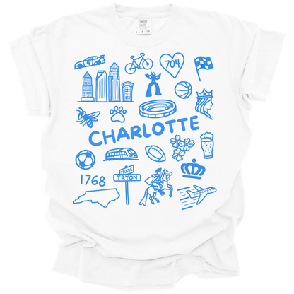 Charlotte Icons Tee