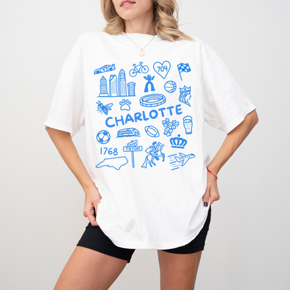 Charlotte Icons Tee