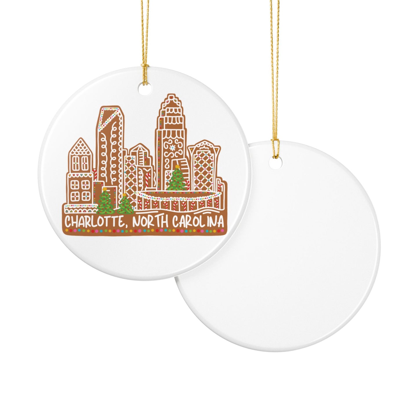 Gingerbread Charlotte Christmas Ornament