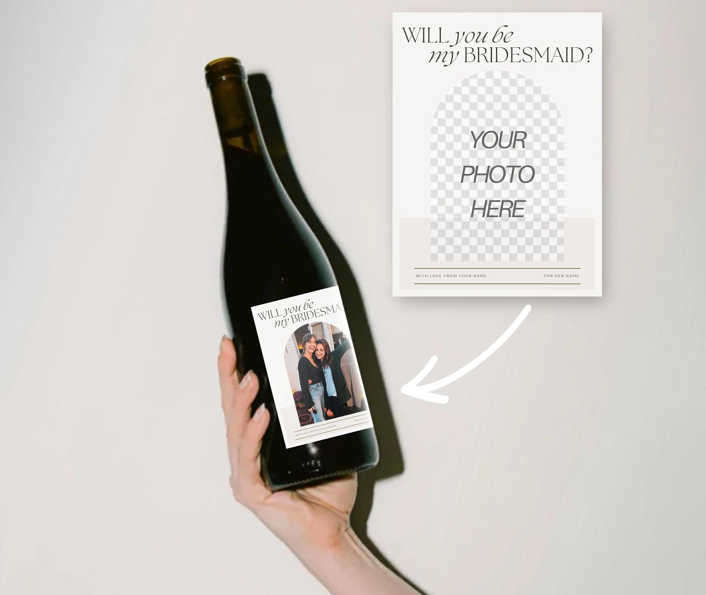 Custom Bridesmaid Proposal Label