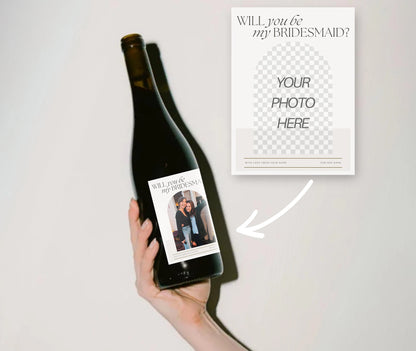 Custom Bridesmaid Proposal Label