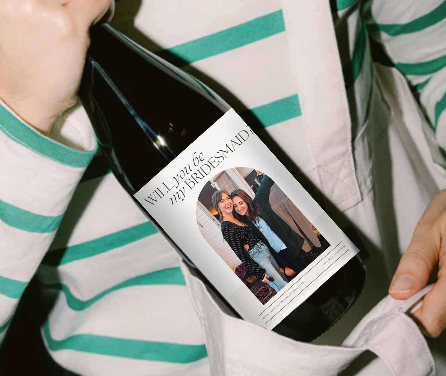 Custom Bridesmaid Proposal Label