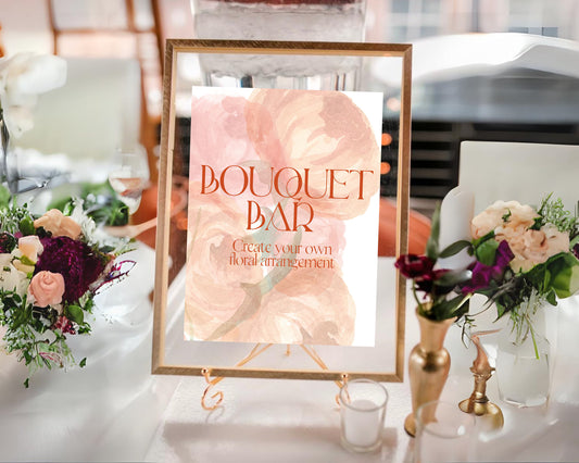 Bouquet Bar Sign