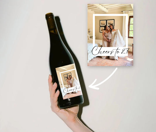 Custom Polaroid Photo Label