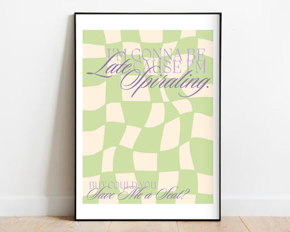 I'm Spiraling Print