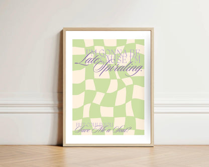 I'm Spiraling Print