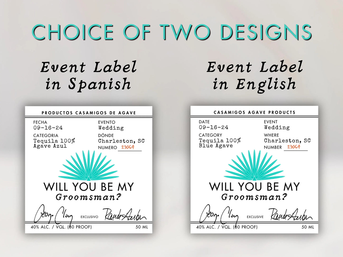 Custom Casamigos Label
