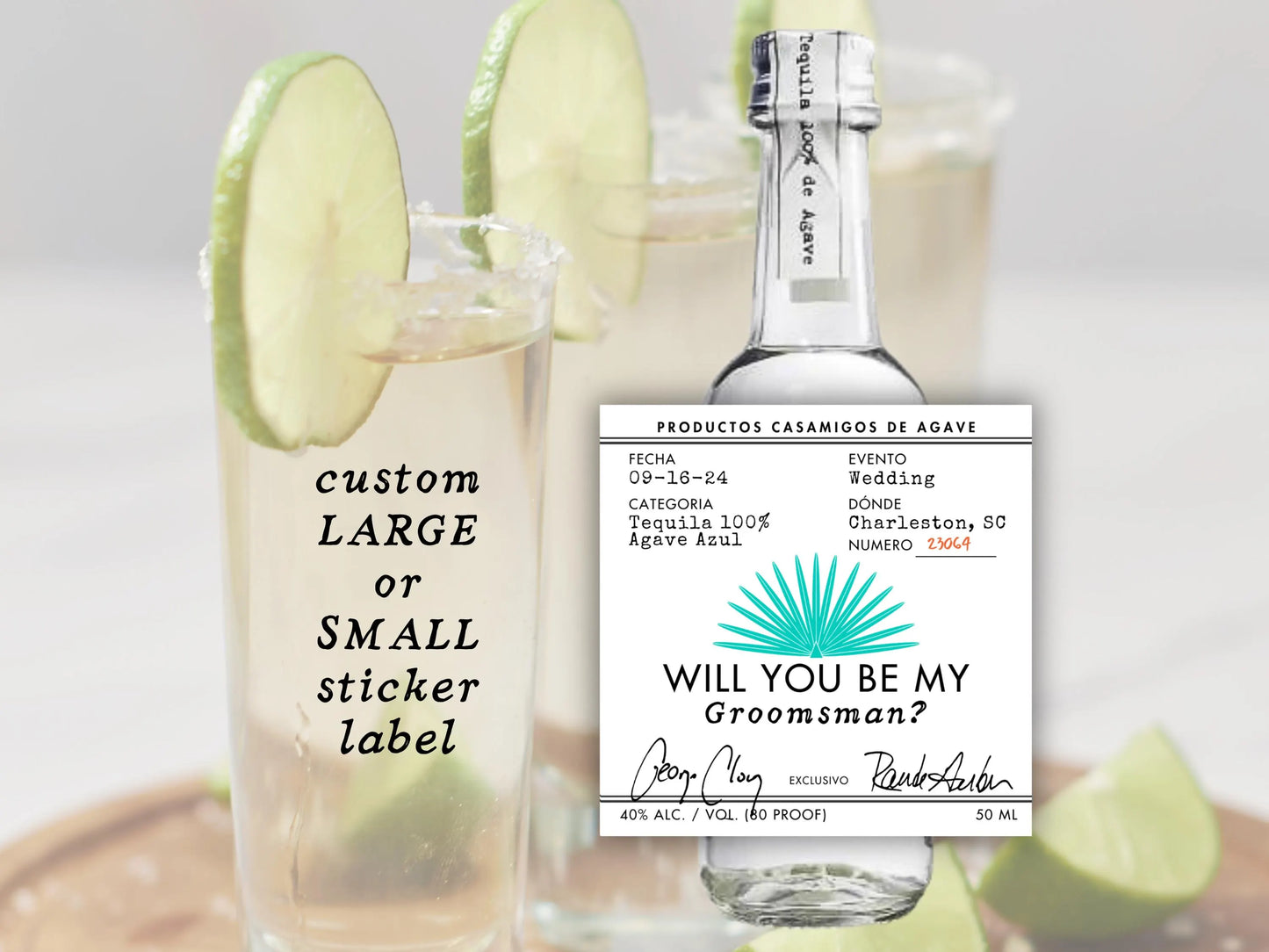 Custom Casamigos Label