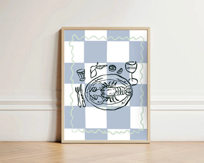 Lobster Dinner Print