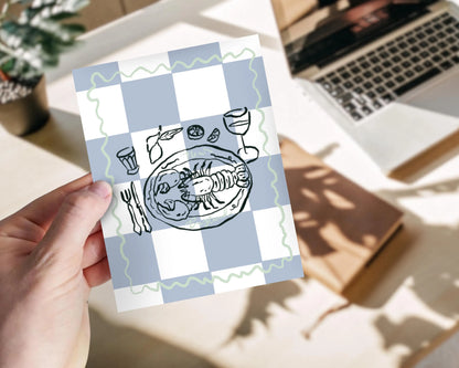 Lobster Dinner Print