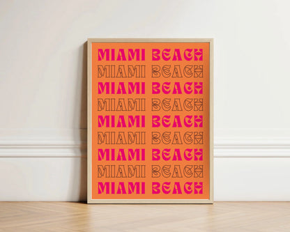 Miami Beach Florida Print