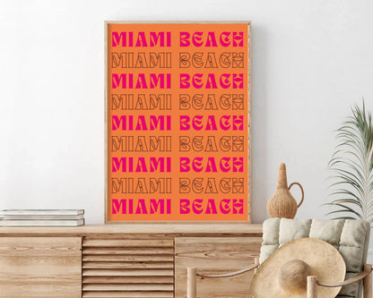 Miami Beach Florida Print