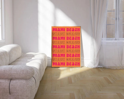 Miami Beach Florida Print