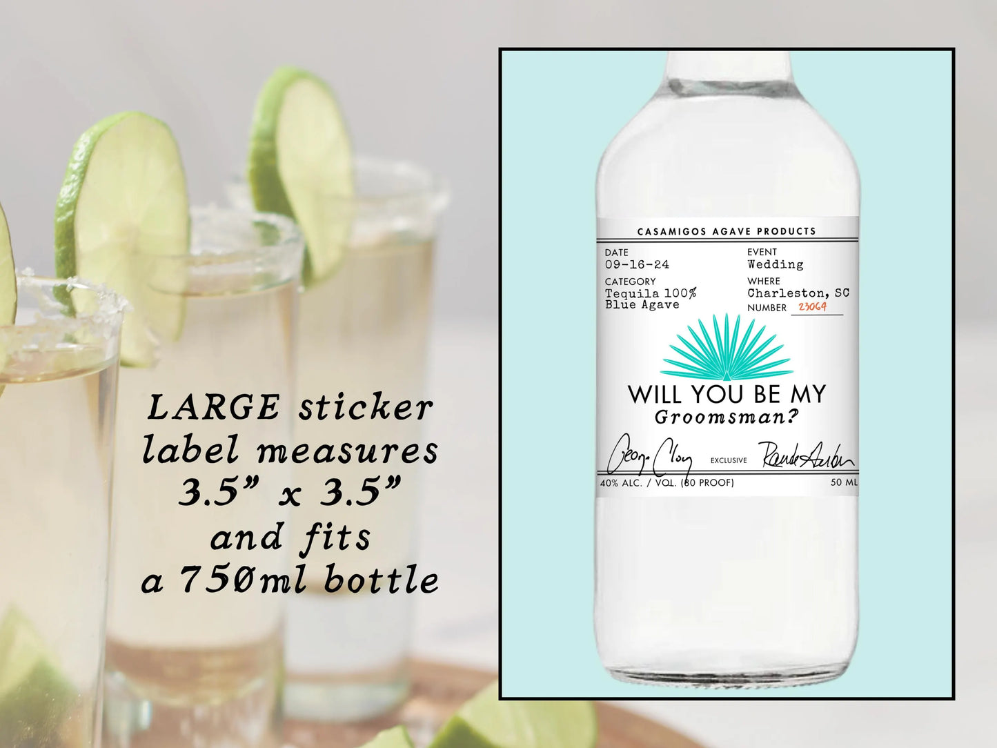 Custom Casamigos Label