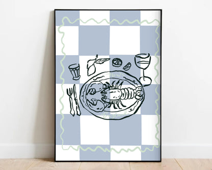 Lobster Dinner Print