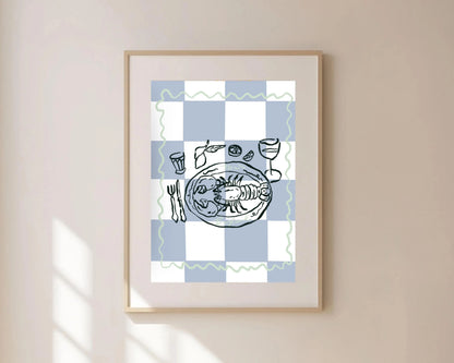 Lobster Dinner Print