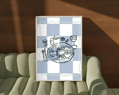 Lobster Dinner Print