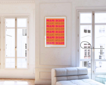 Miami Beach Florida Print