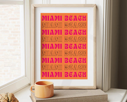 Miami Beach Florida Print